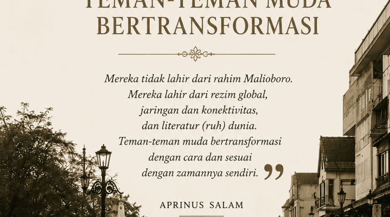 Malioboro Bertransformasi, Teman-Teman Muda Bertransformasi
