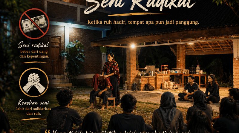 Seni Radikal = Seni Nol Rupiah