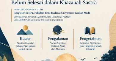 Ketika Spiritualitas, Kebudayaan, dan Sastra Saling Beririsan
