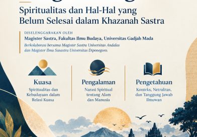 Ketika Spiritualitas, Kebudayaan, dan Sastra Saling Beririsan